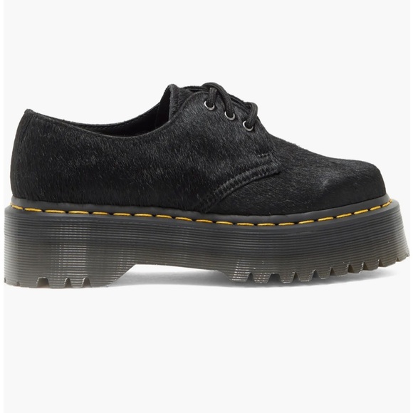 Dr. Martens 1461 Quad Platform Ponyhair Derby, size 7 - Picture 2 of 9
